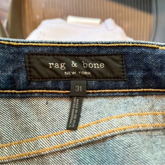 Rag & Bone Dark Stone High Rise Ankle Skinny Jeans - Picture 8 of 11